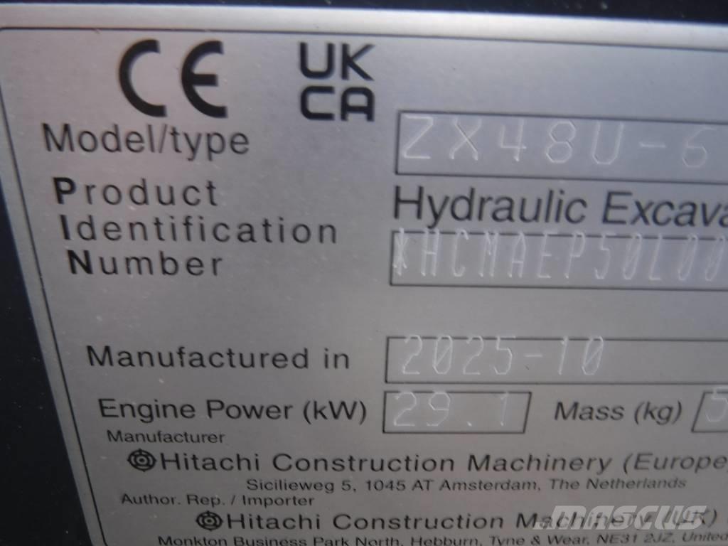 Hitachi ZX 48 U-6 Minigraafmachines < 7t