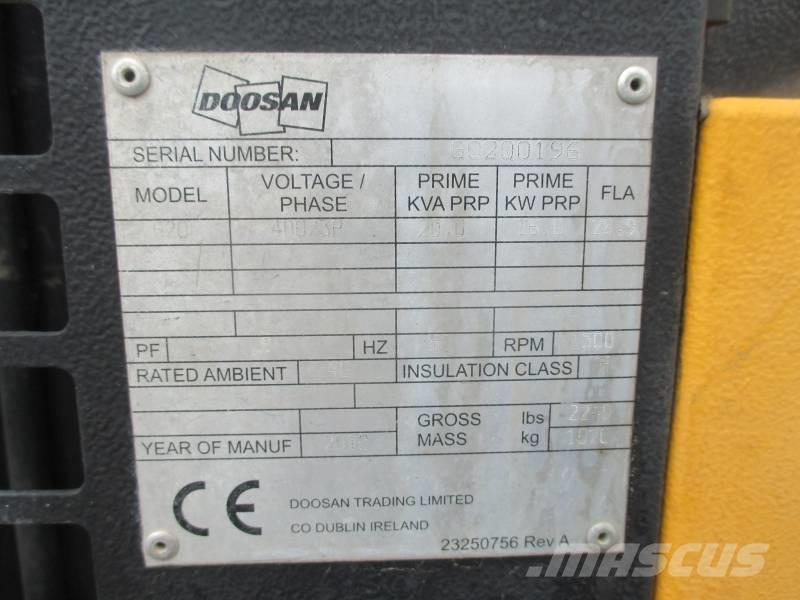Doosan G 20 Diesel generatoren