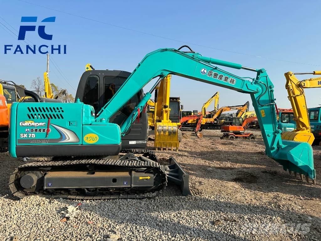Kobelco SK 75 Rupsgraafmachines