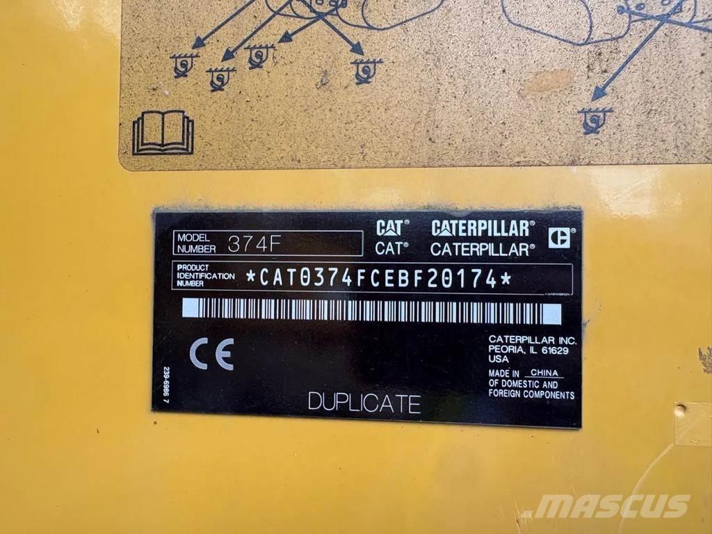 CAT 374F Rupsgraafmachines