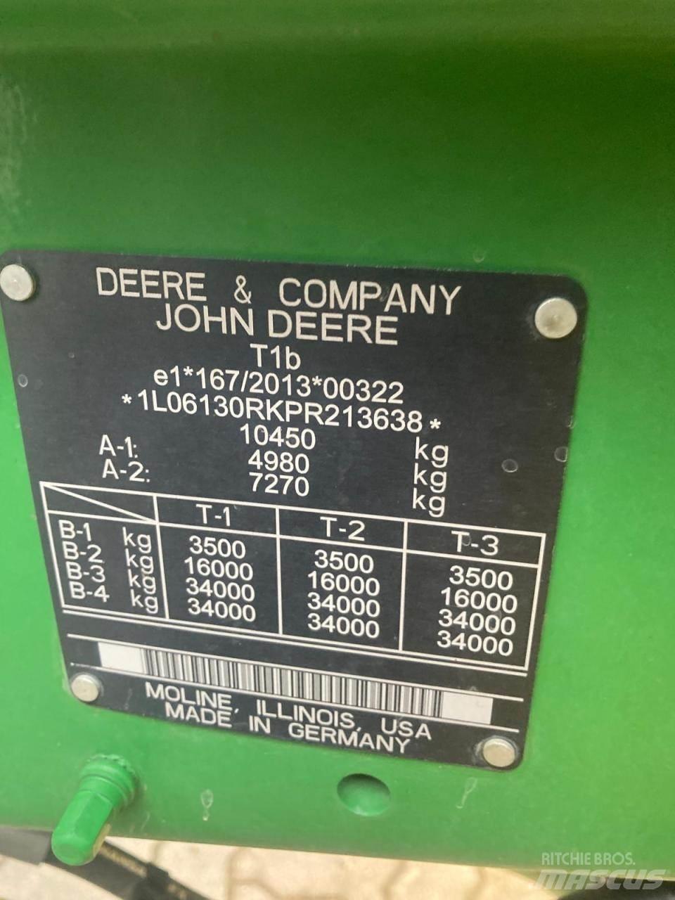 John Deere 6R 130 Tractoren