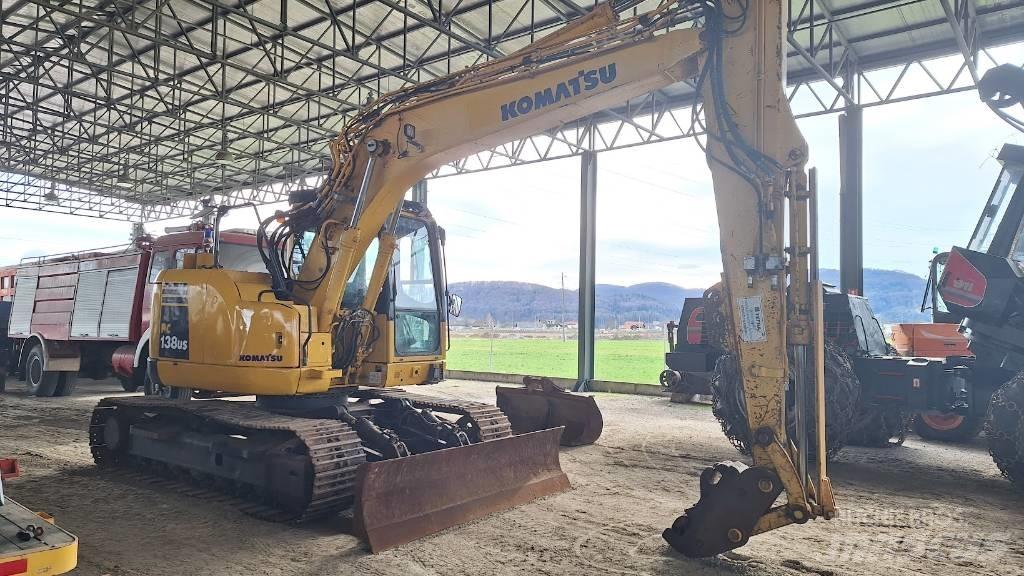 Komatsu PC 138US-8 Rupsgraafmachines