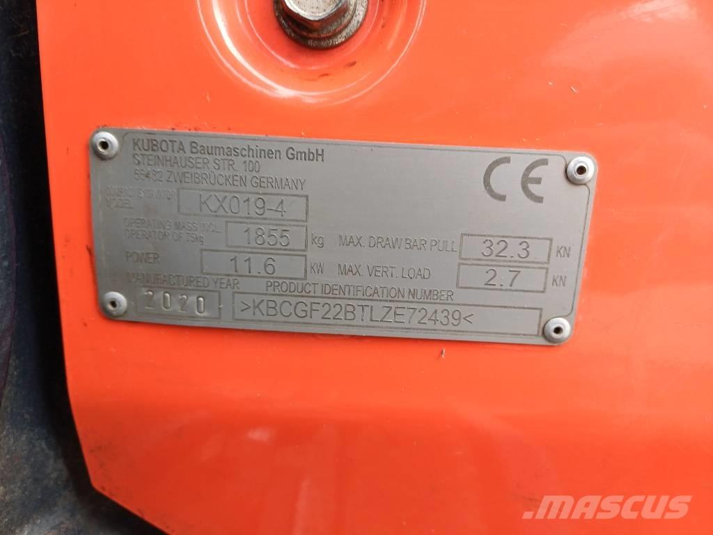 Kubota KX 019-4 Minigraafmachines < 7t