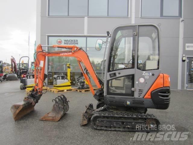 Hitachi ZX 18 Minigraafmachines < 7t