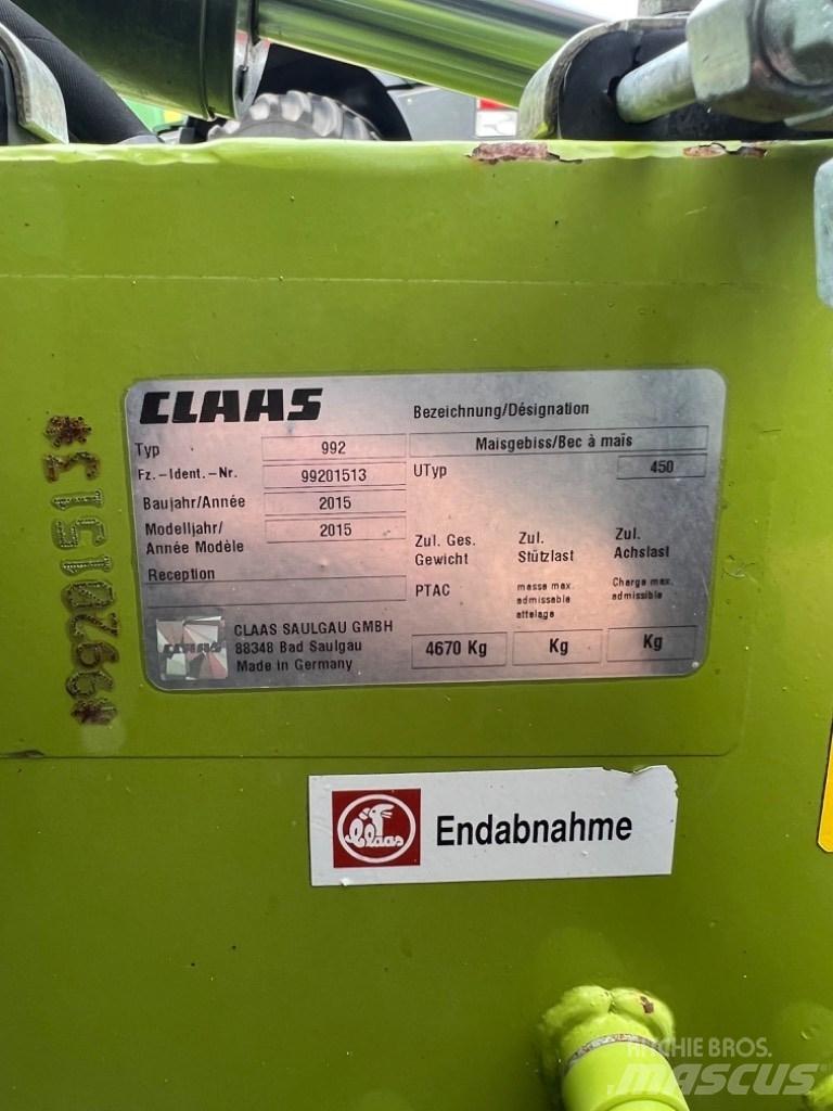 CLAAS Orbis 900 AC Maaidorser aanbouwdelen
