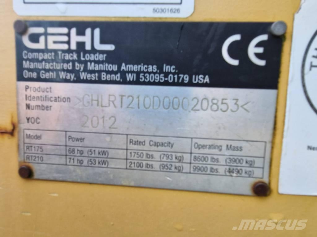 Gehl RT 210 Rupsladers