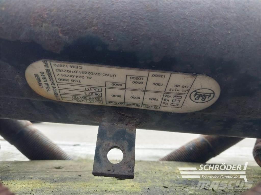 BPW - ACHSE TDB 0860 Landbouw - overige