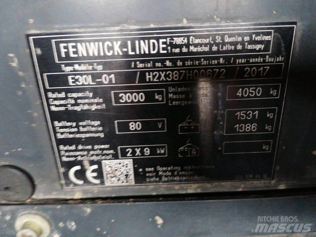 Linde E30L-01 Elektrische heftrucks