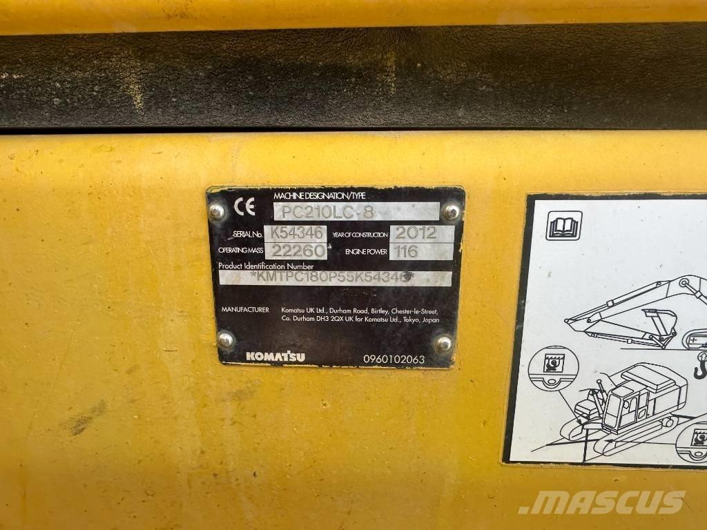Komatsu PC 210 LC-8 Rupsgraafmachines