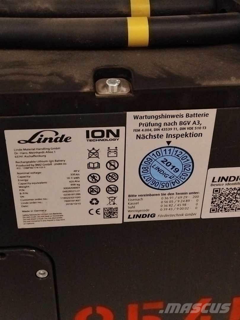 Linde E16 ION Elektrische heftrucks