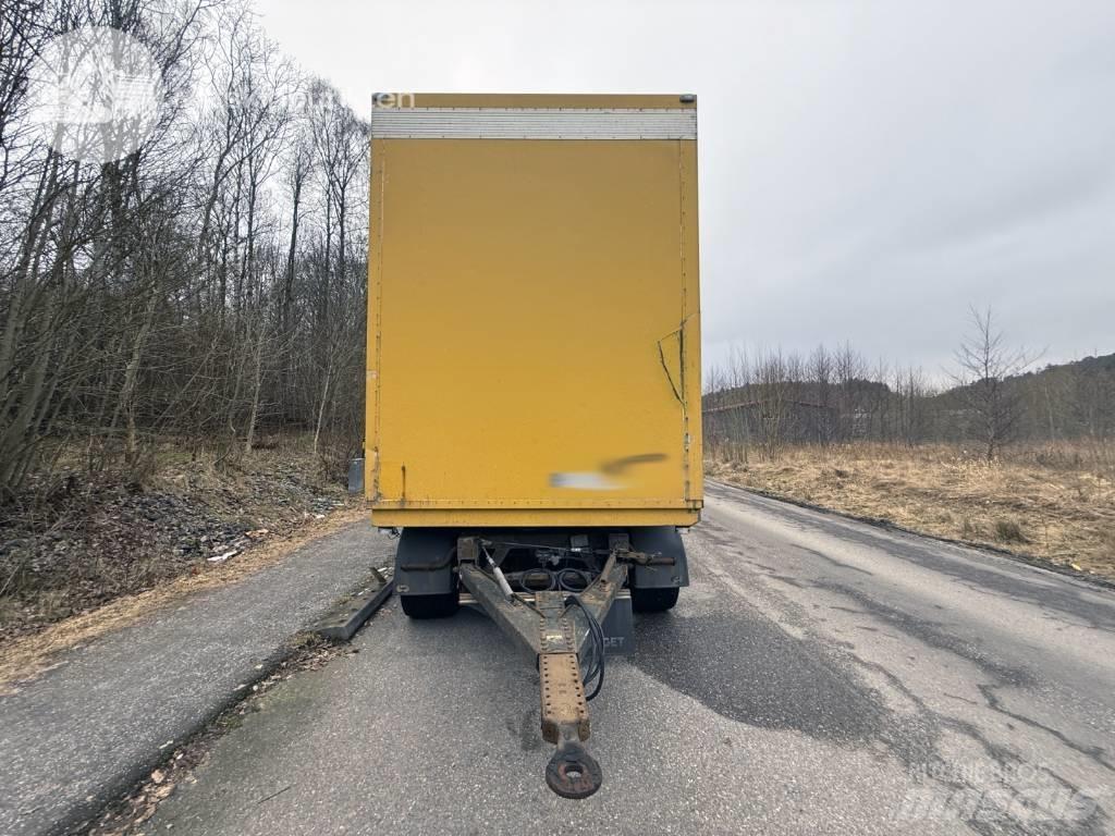 Kaupe 4 UT PE 126 Gesloten opbouw trailers