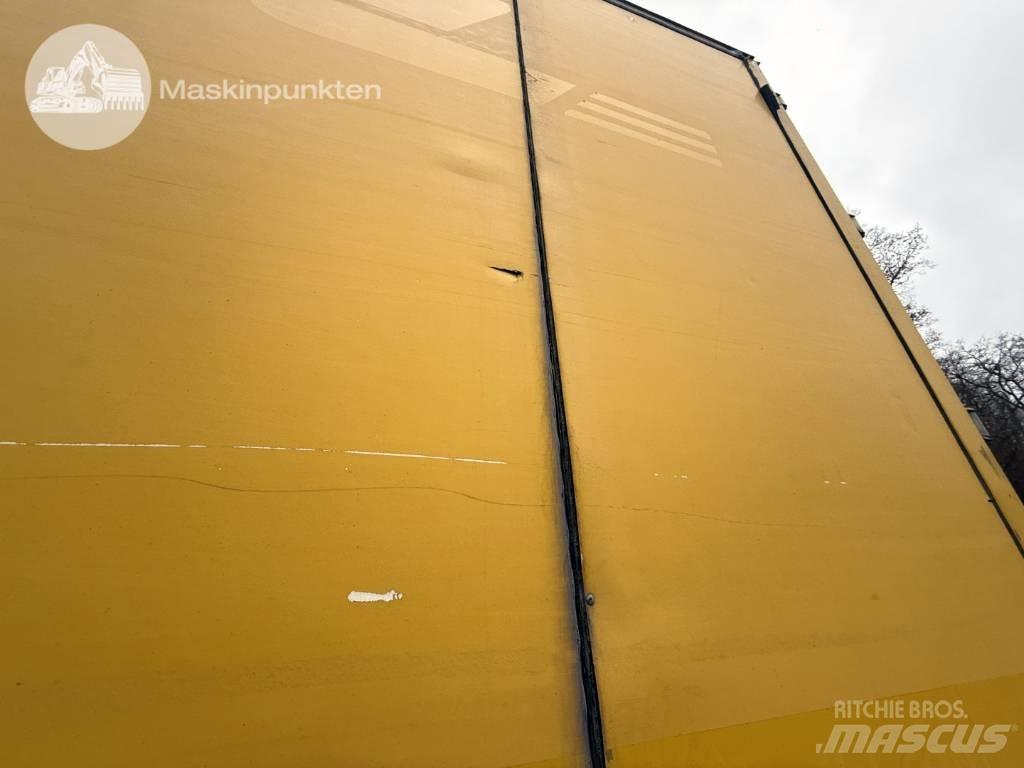 Kaupe 4 UT PE 126 Gesloten opbouw trailers