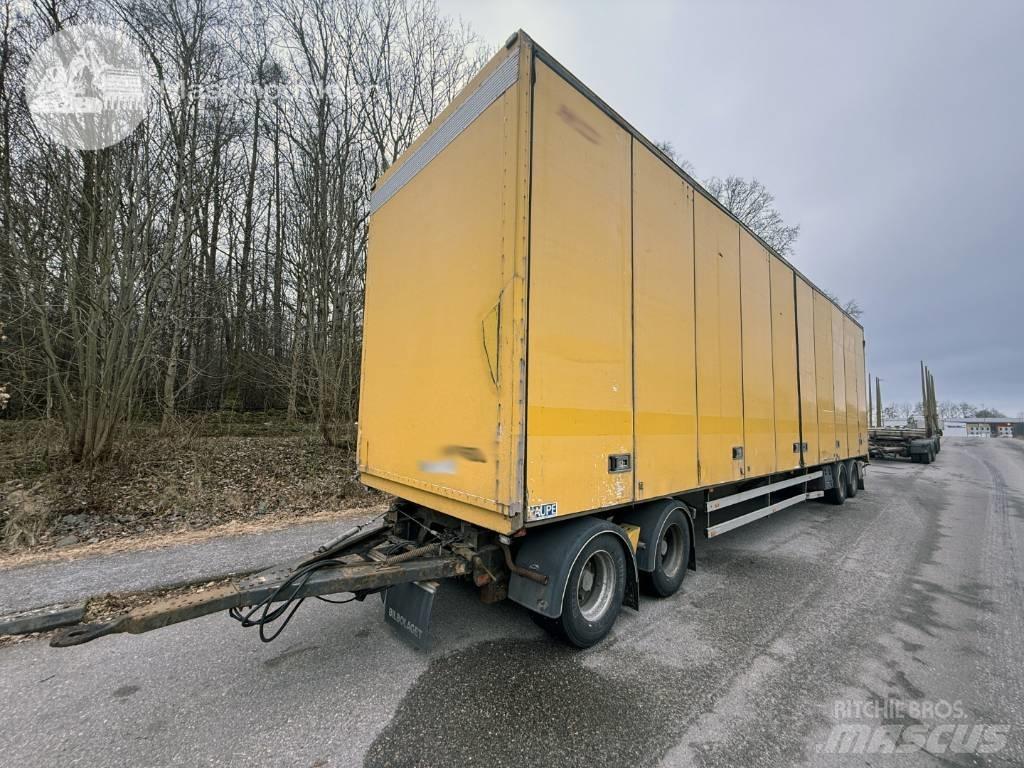 Kaupe 4 UT PE 126 Gesloten opbouw trailers