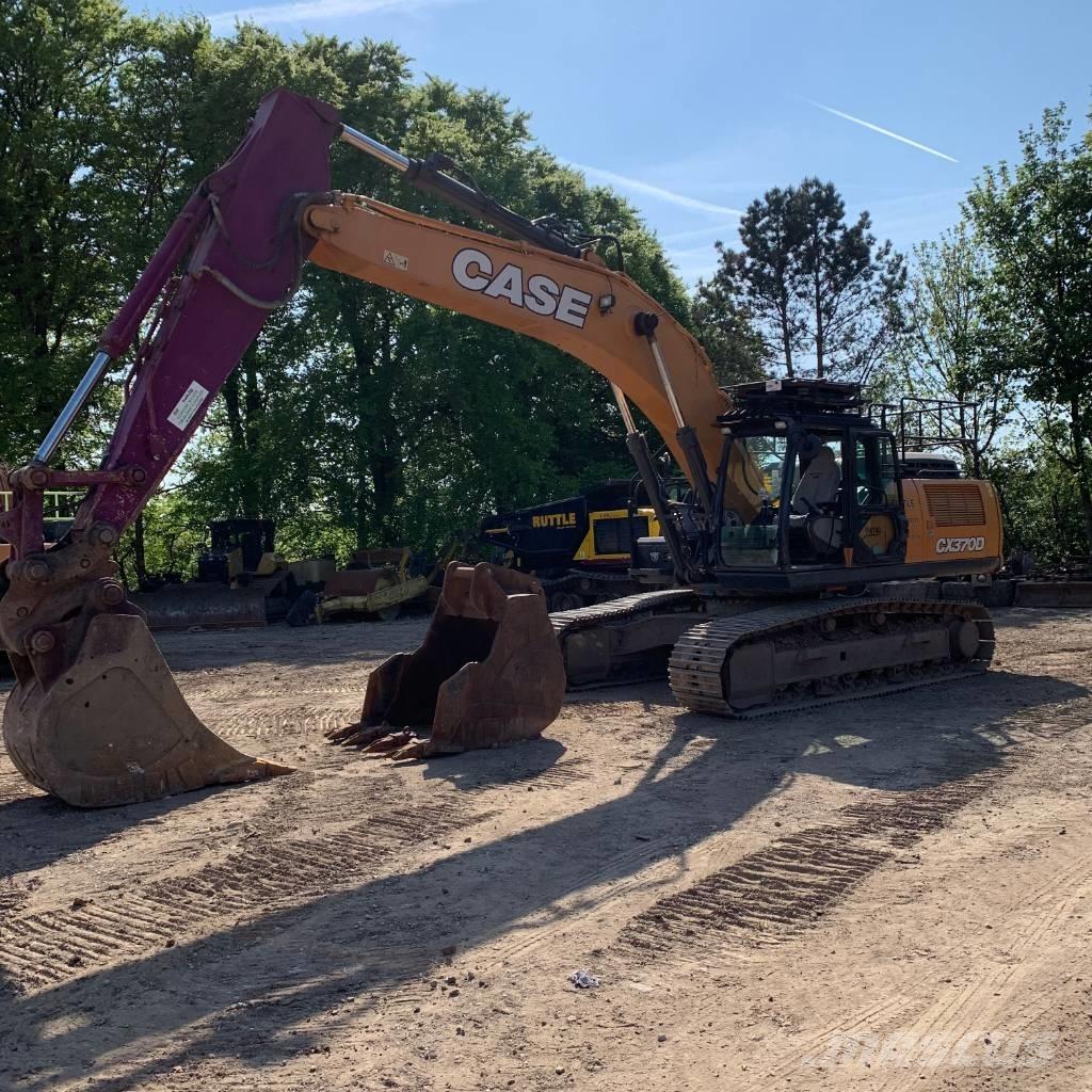 CASE CX 370 D Rupsgraafmachines
