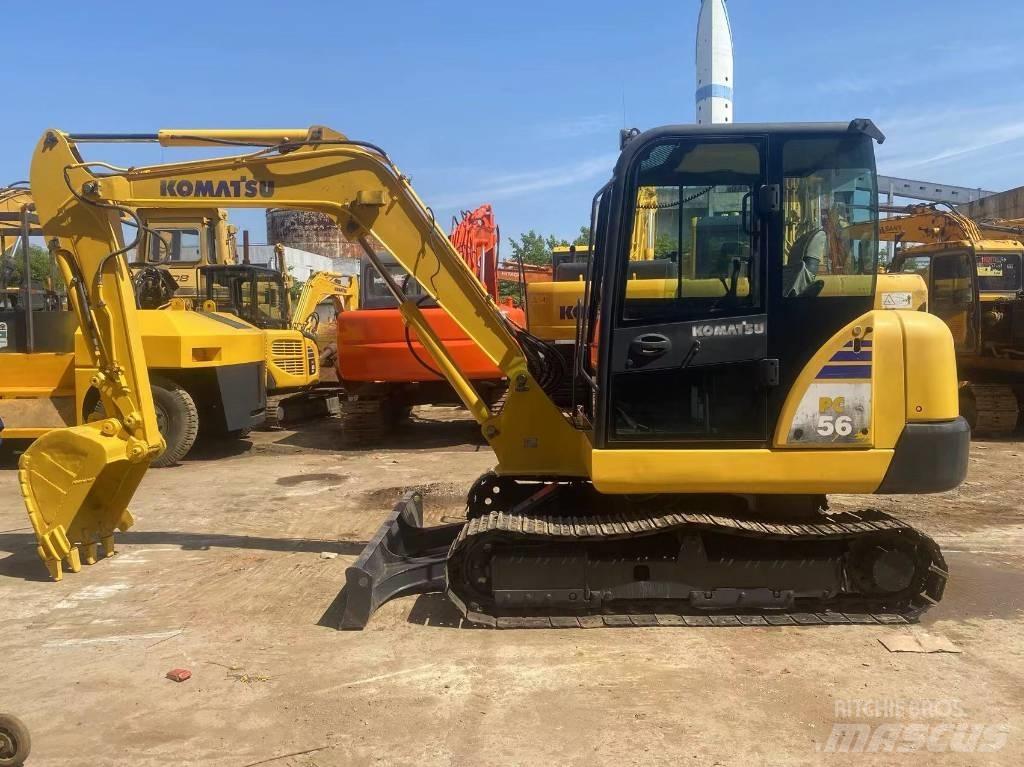 Komatsu PC56 Rupsgraafmachines
