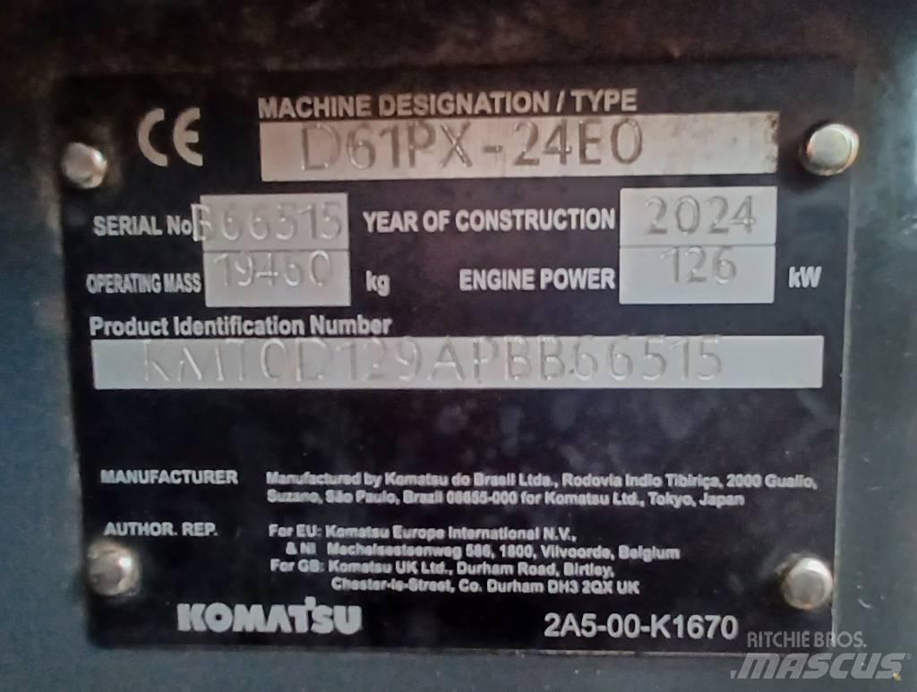 Komatsu D61PX-24 Rupsdozers