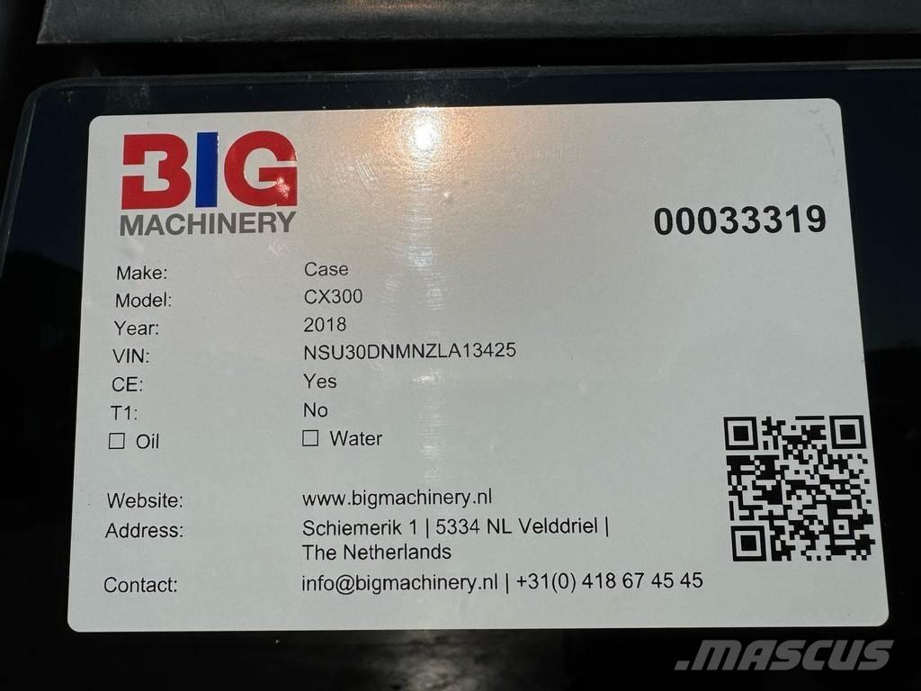 CASE CX300D Rupsgraafmachines