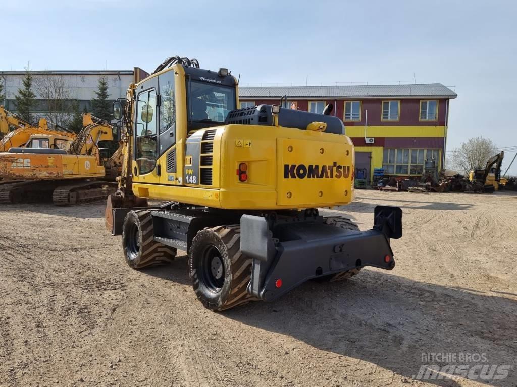 Komatsu PW 148-8 Wielgraafmachines