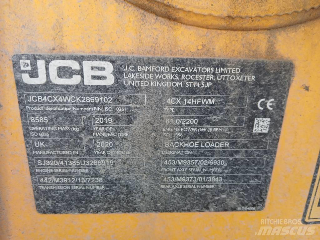 JCB 4 CX Graaf-laadcombinaties