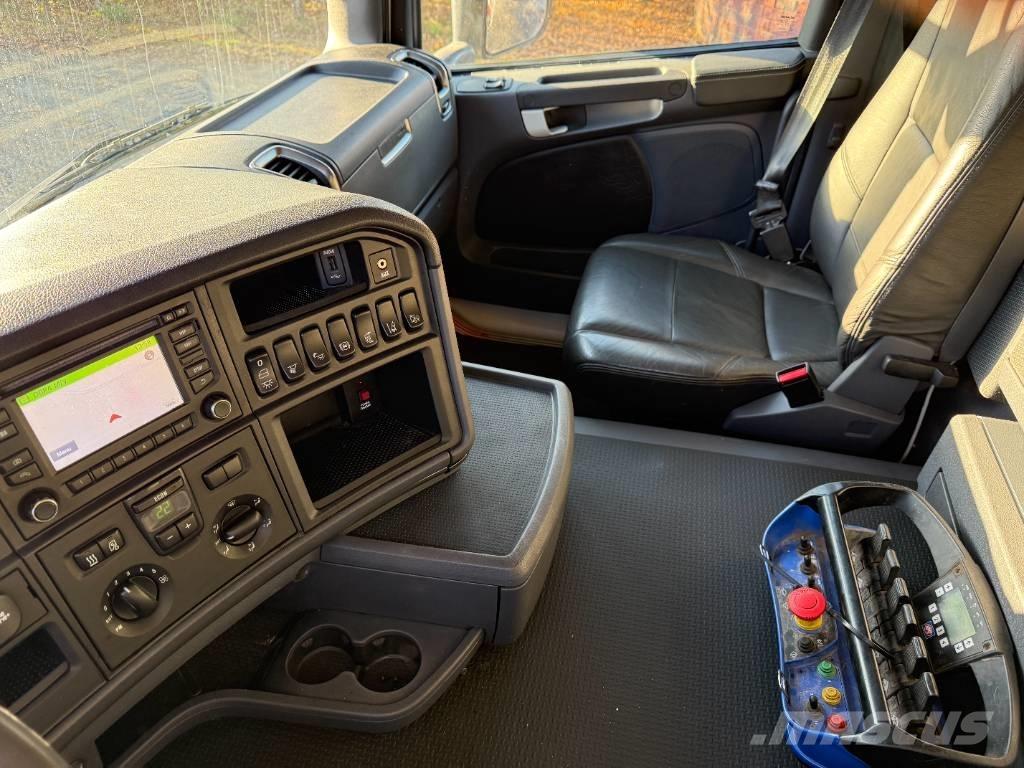 Scania G490 8x2 Containertrucks met kabelsysteem