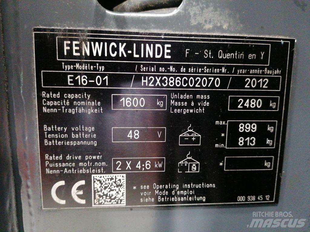 Linde E16-01 Elektrische heftrucks