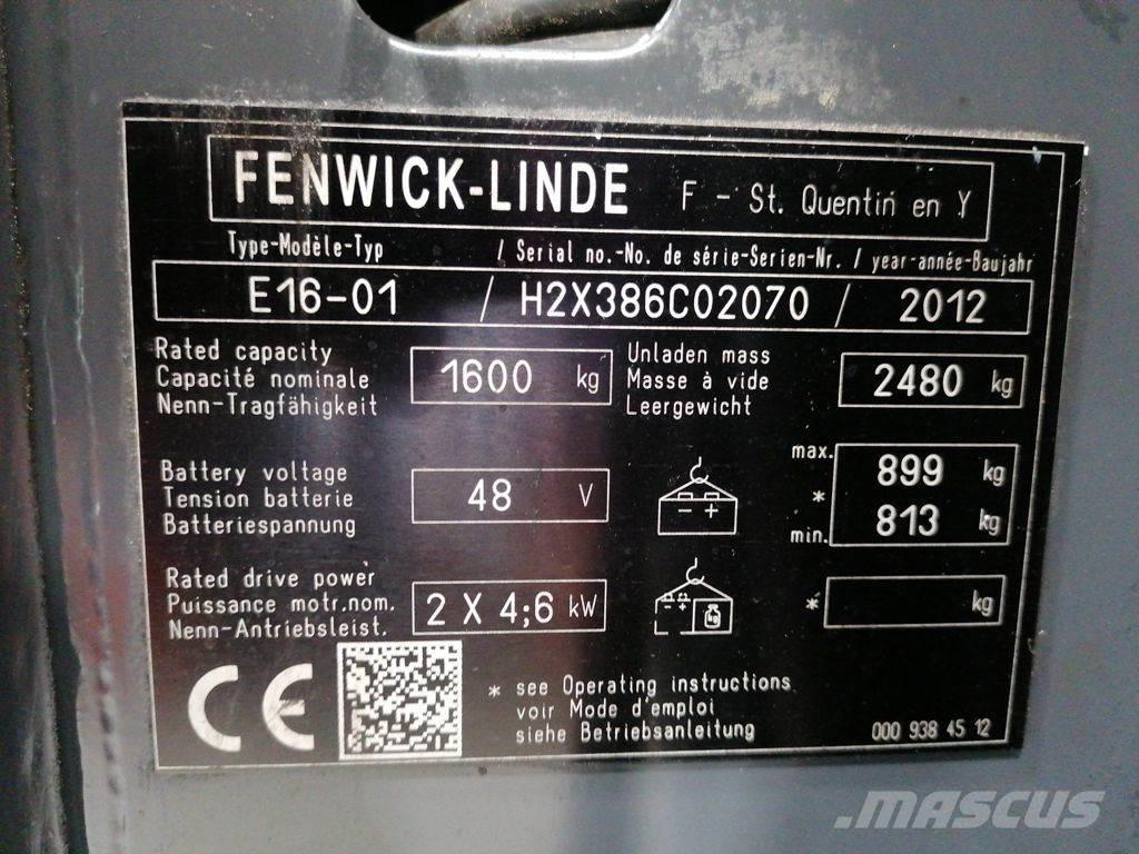 Linde E16-01 Elektrische heftrucks