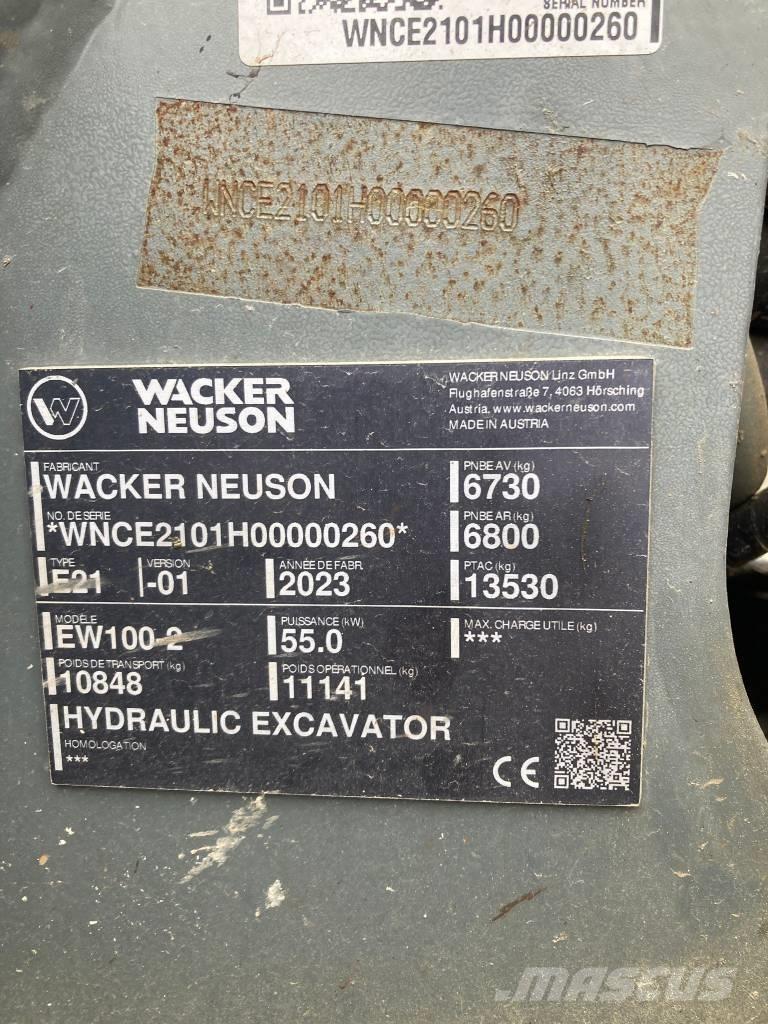 Wacker Neuson EW 100 Wielgraafmachines