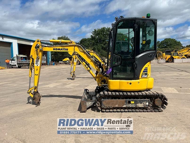 Komatsu PC 26 MR Minigraafmachines < 7t