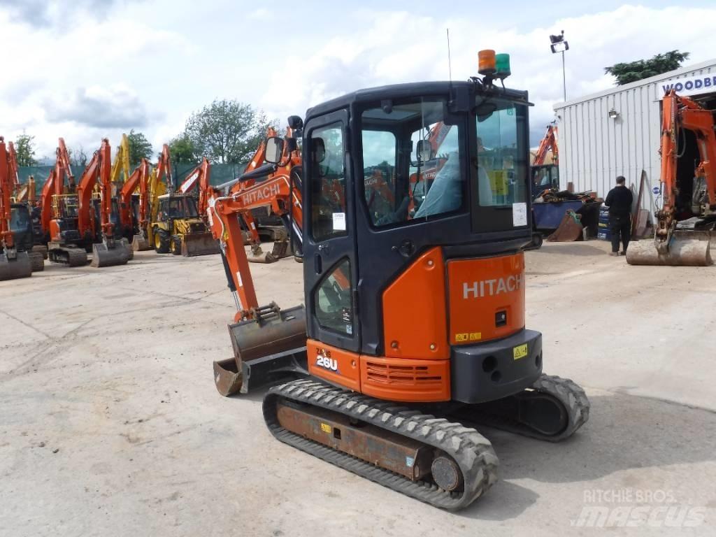 Hitachi ZX 26 U-6 Minigraafmachines < 7t