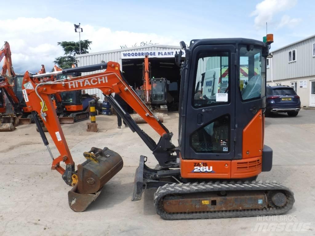 Hitachi ZX 26 U-6 Minigraafmachines < 7t