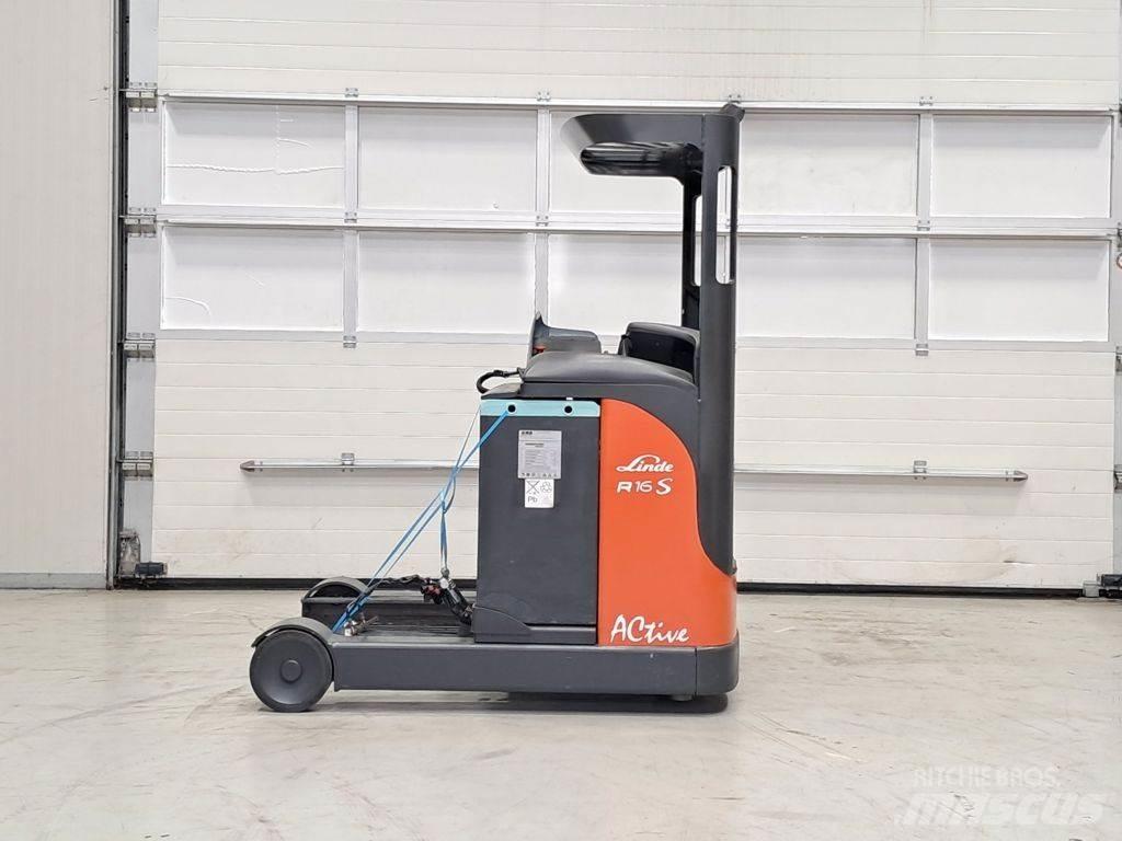 Linde R16S Reachtruck voor hoog niveau