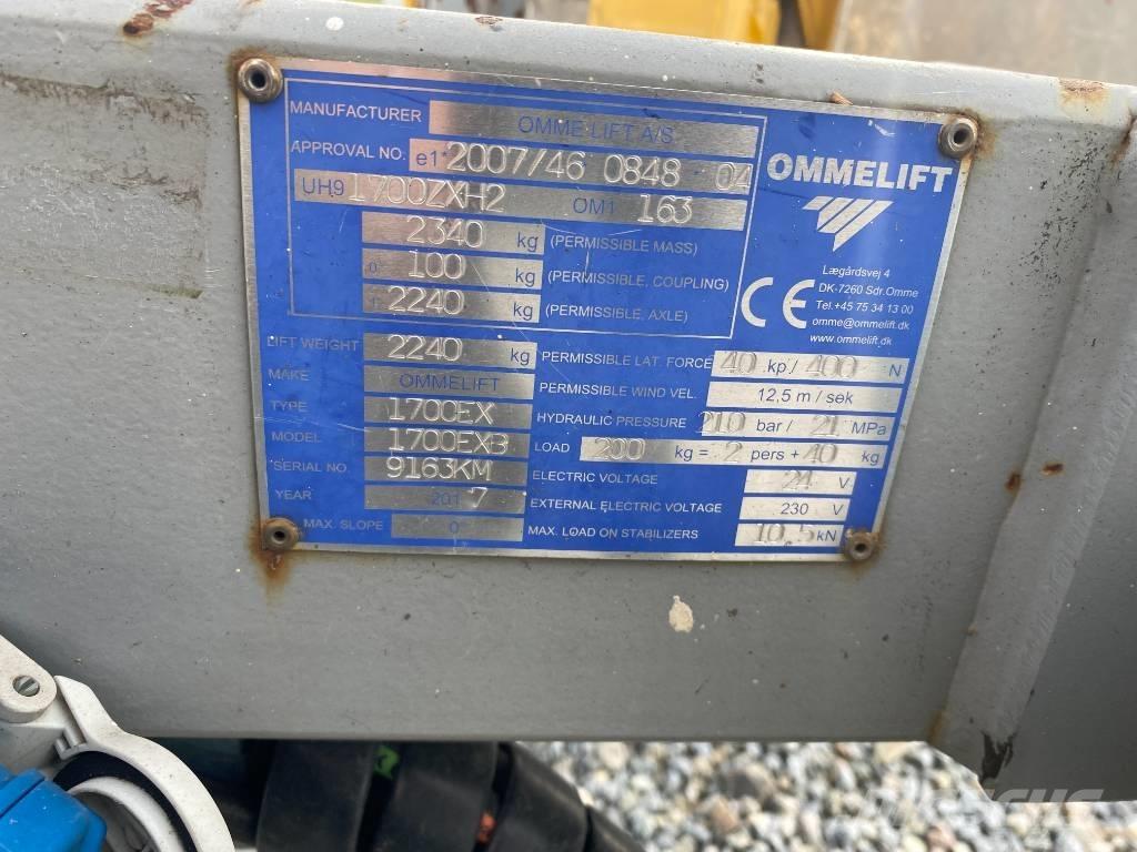 Omme 1700 EBX Aanhanger hoogwerkers