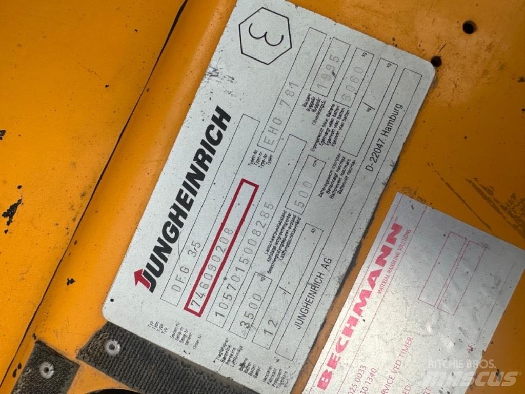 Jungheinrich EFD35 Diesel heftrucks