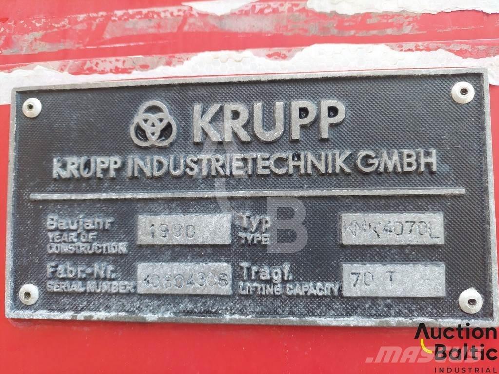 Krupp 4070L Vlakke laadvloer met kraan