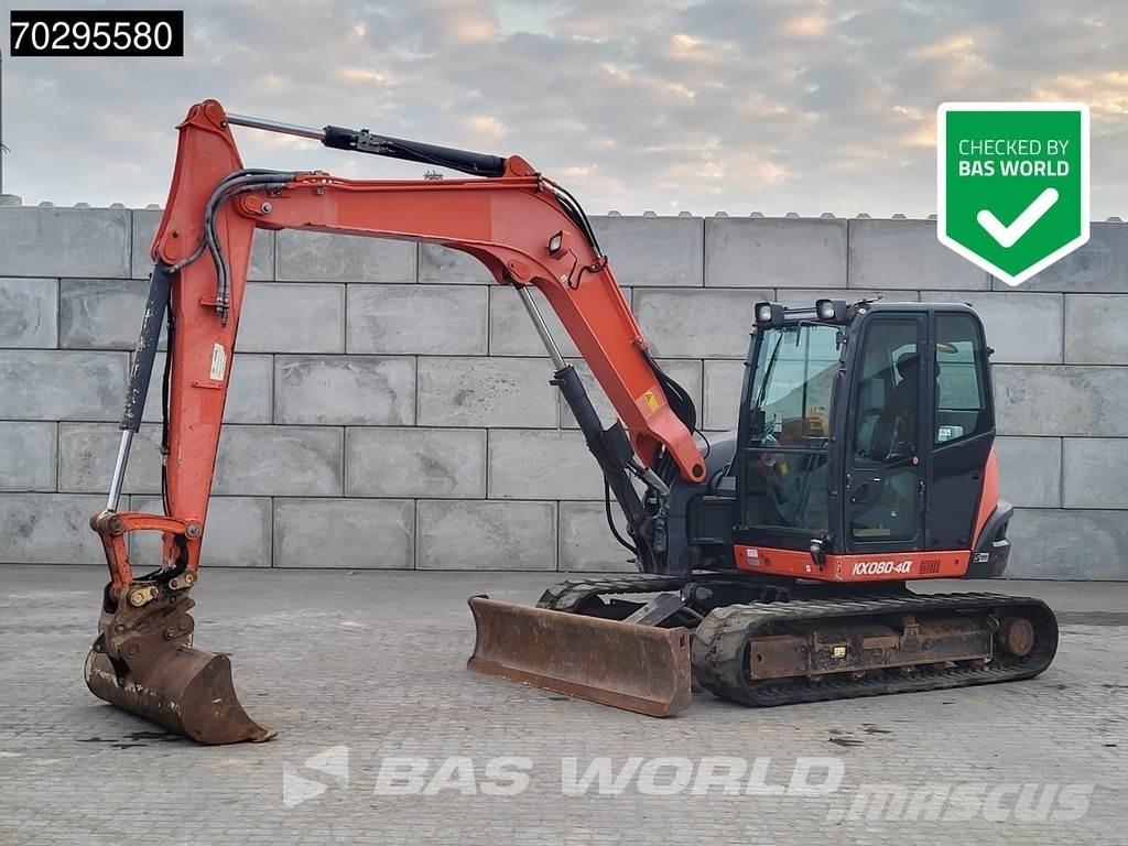 Kubota KX080-4a Minigraafmachines < 7t