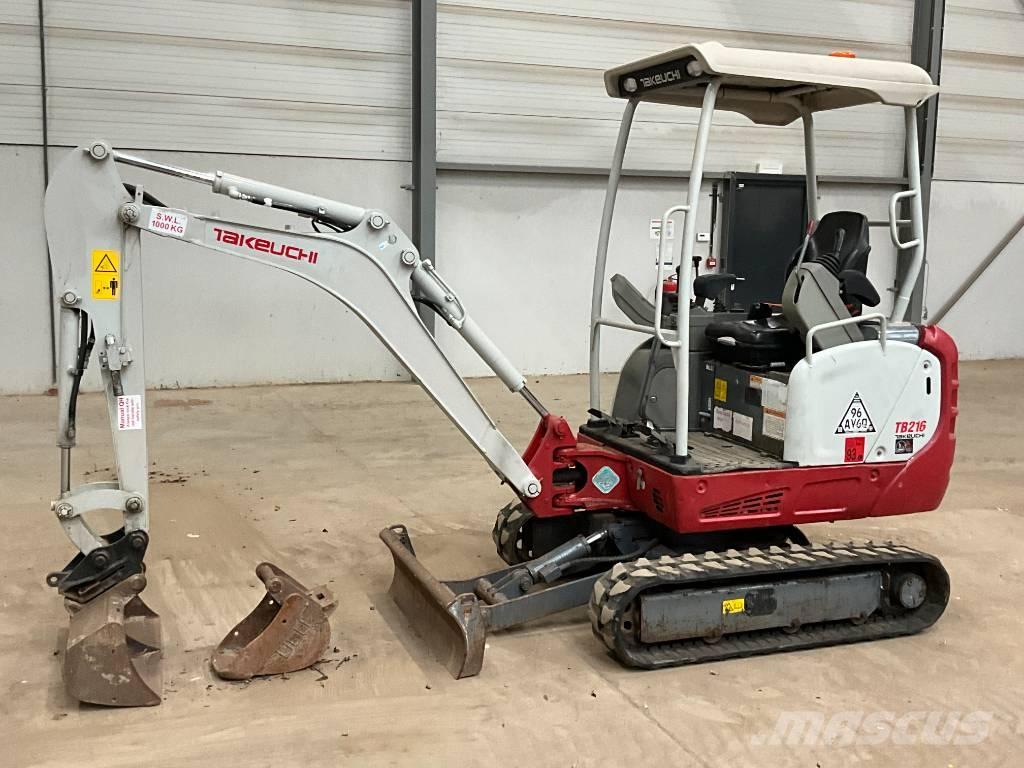 Takeuchi TB 216 Minigraafmachines < 7t