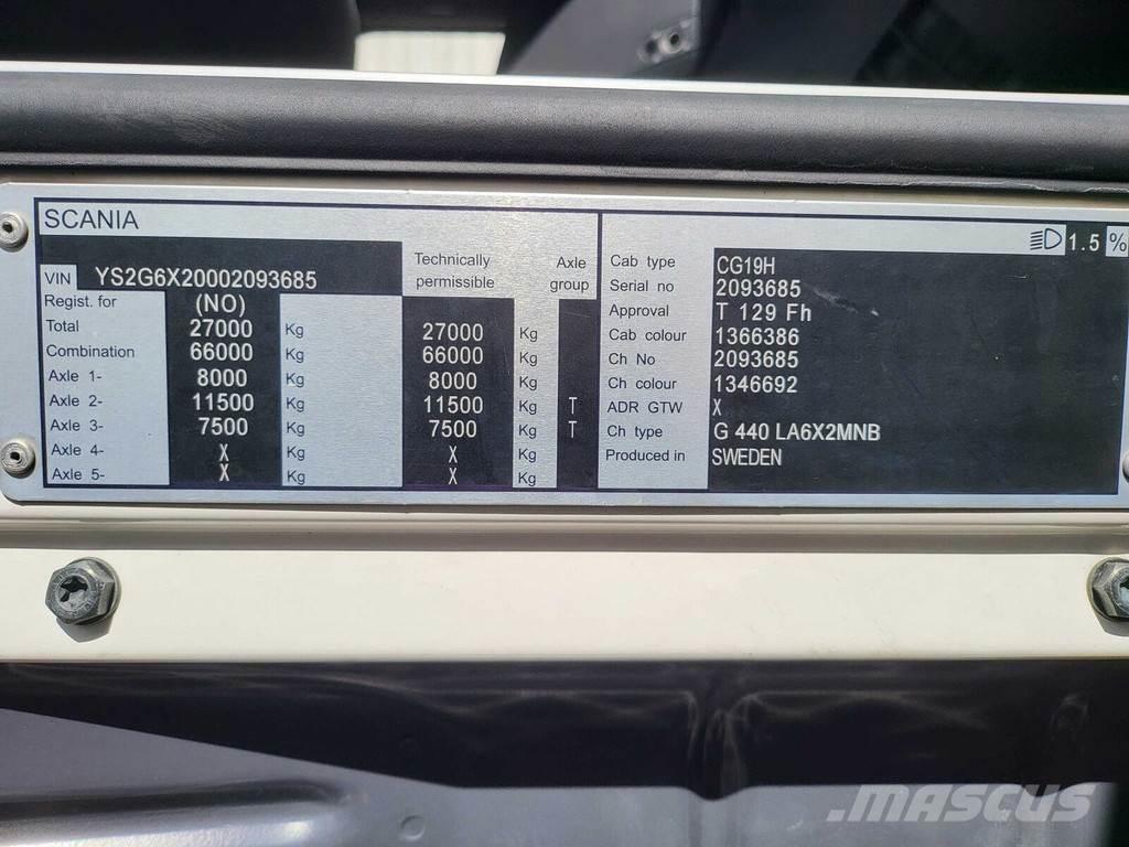 Scania G440 6X2 Trekkers