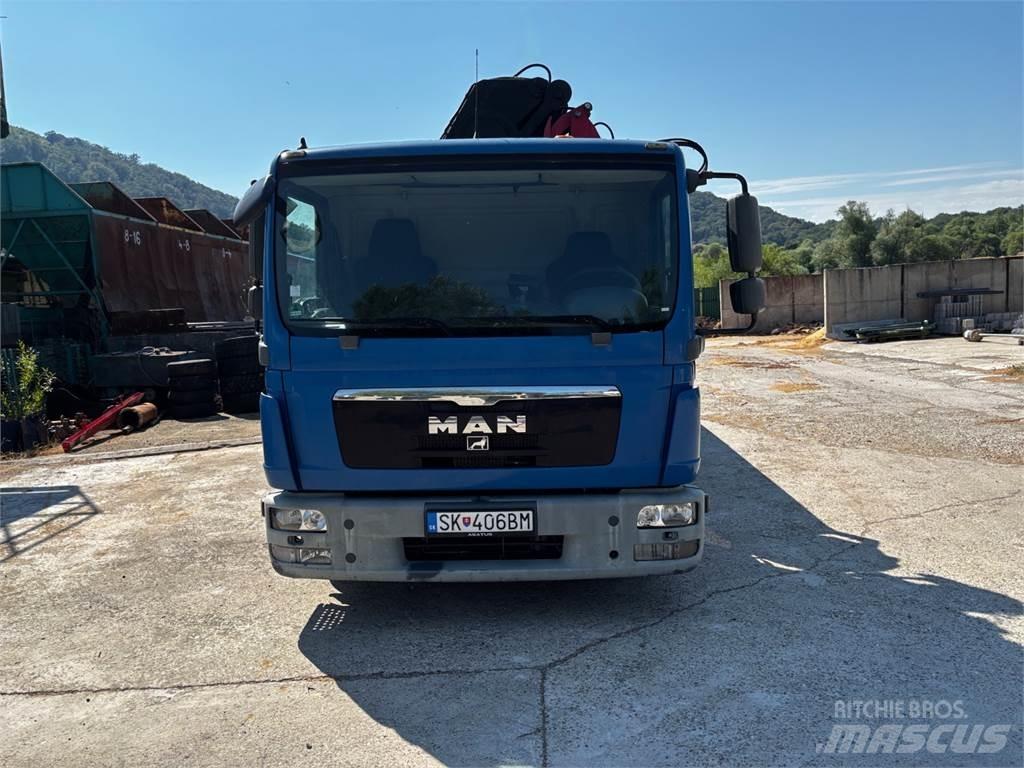 MAN TGL 12.180 + HR Platte bakwagens