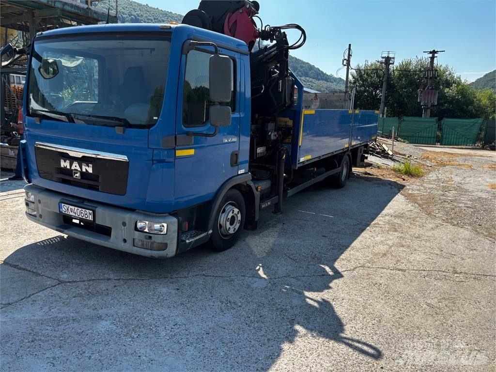MAN TGL 12.180 + HR Platte bakwagens