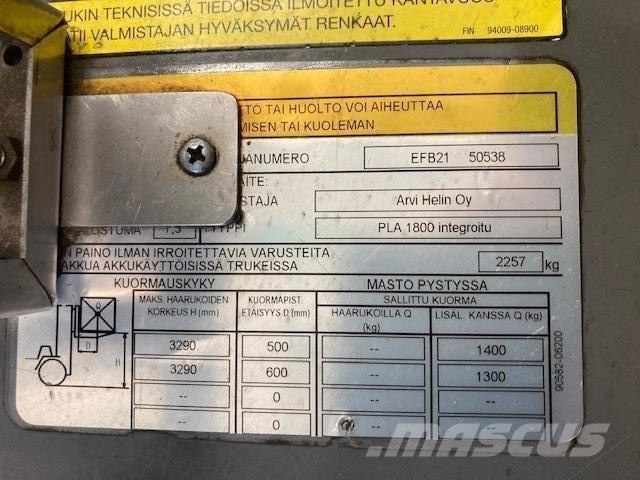 Mitsubishi FB15PNT Elektrische heftrucks