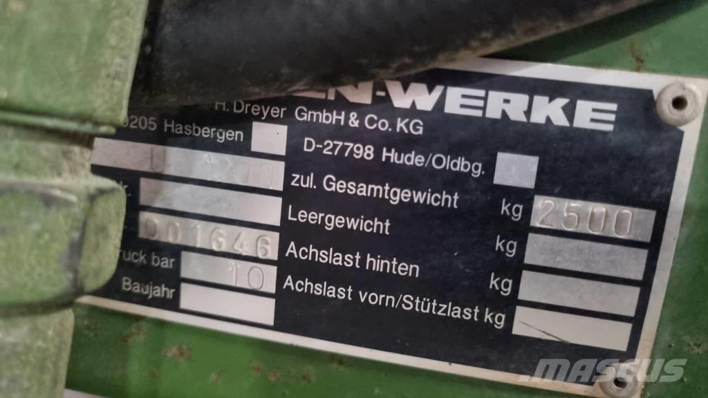 Amazone UF 1200 Gedragen spuitmachines