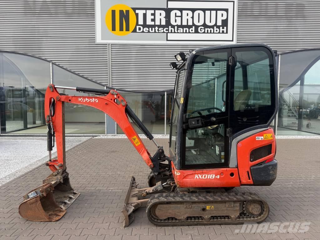 Kubota KX 018-4 Minigraafmachines < 7t
