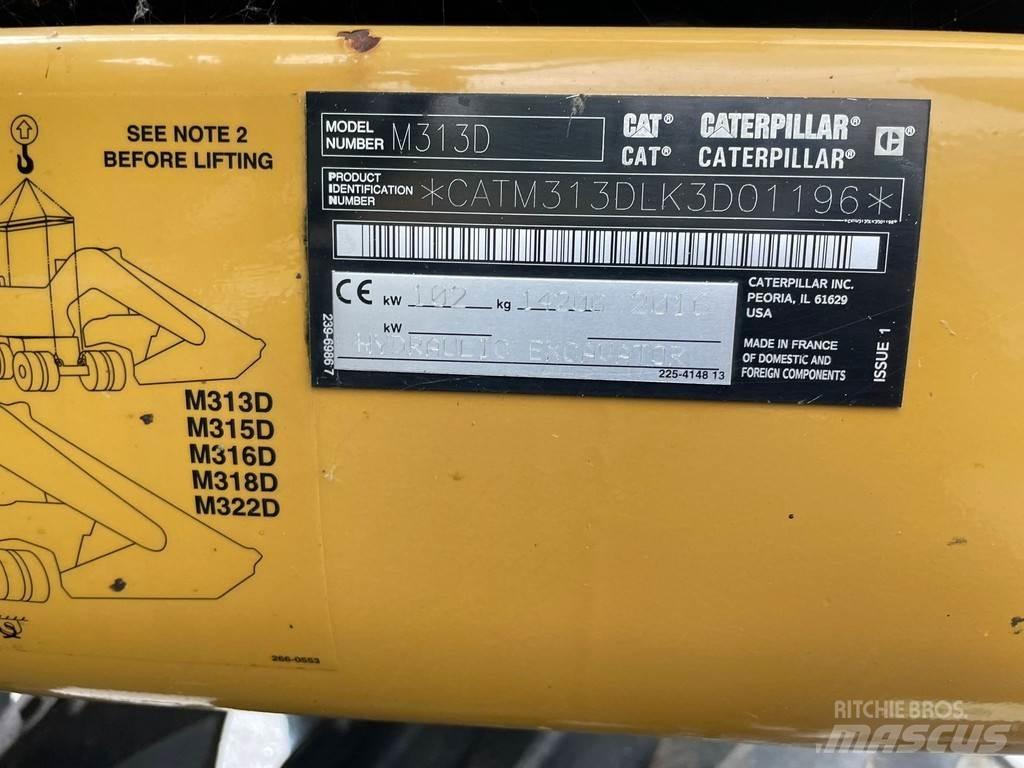 CAT M313D - CE Wielgraafmachines