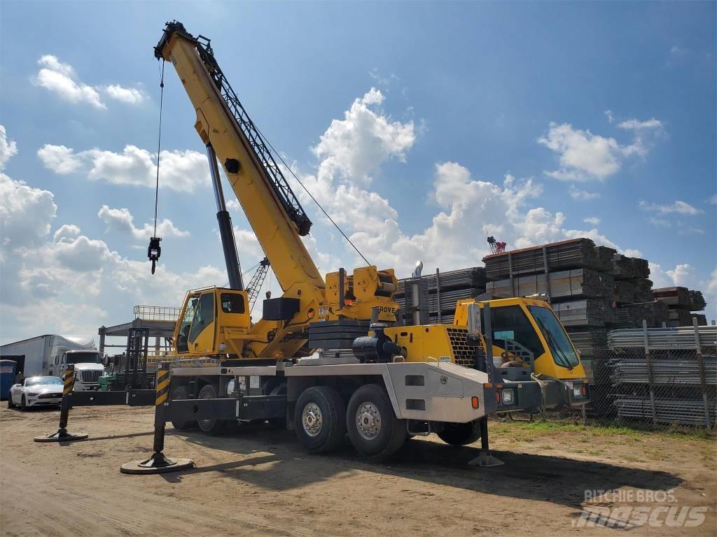 Grove TMS 800 E Vlakke laadvloer met kraan