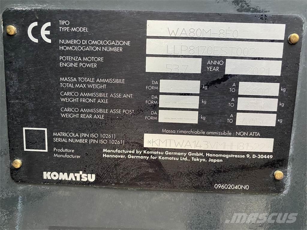Komatsu WA80M-8EO Schrank- en knikladers