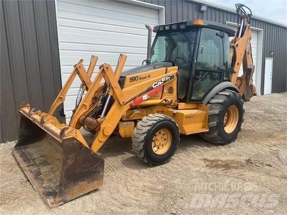 CASE 590SM II Graaf-laadcombinaties
