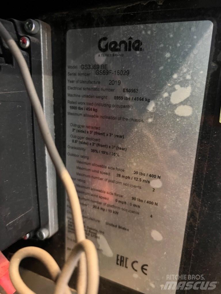 Genie GS 3369 BE Schaarhoogwerkers