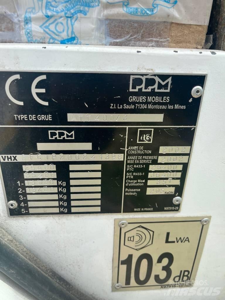 Terex PPM ATT 400/3 Kranen voor alle terreinen