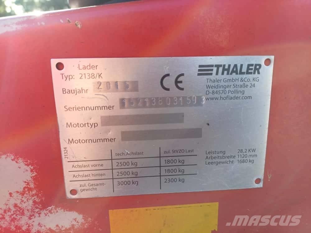 Thaler 2138/K Wielladers