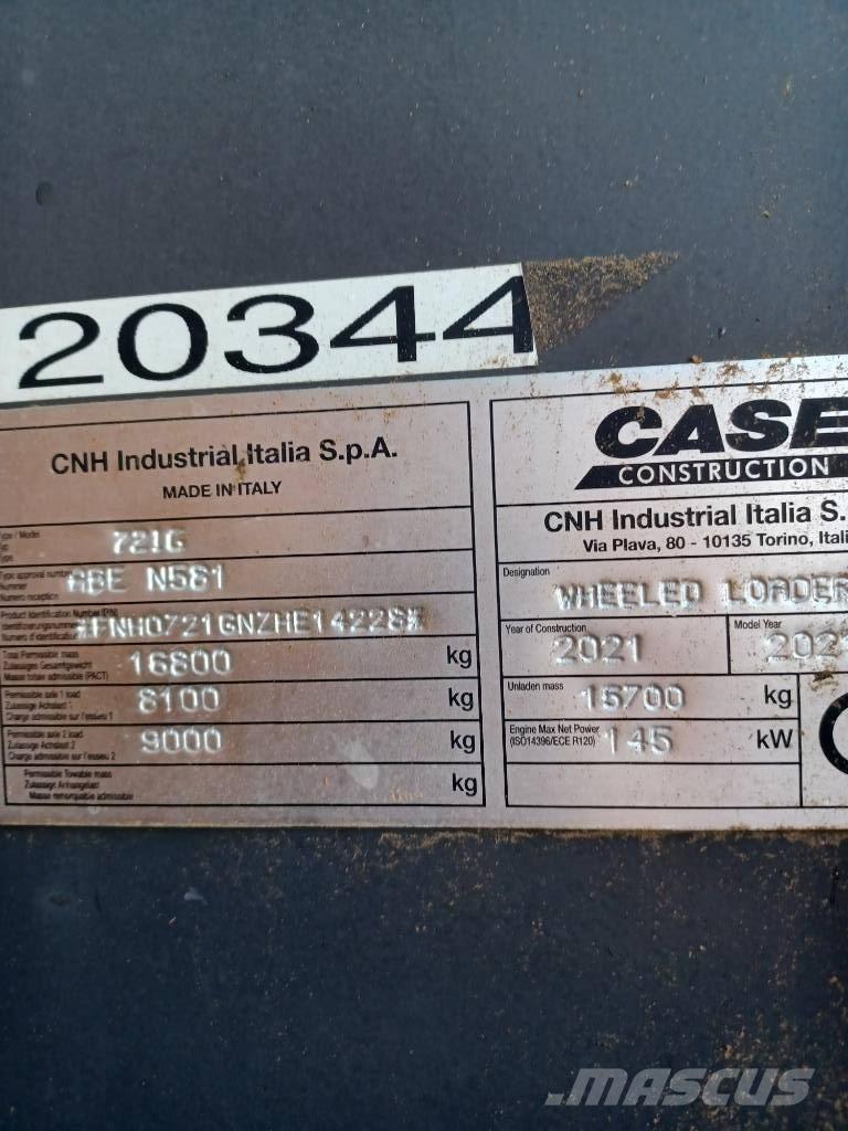 CASE 721 G Evolution Wielladers